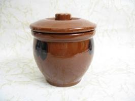 Amazon.co.jp: 常滑焼漬物壺ミニ0．3号 : Home & Kitchen